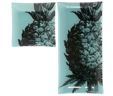 Pineapple Plates - NYBG