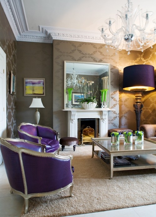 Purple Sitting Room