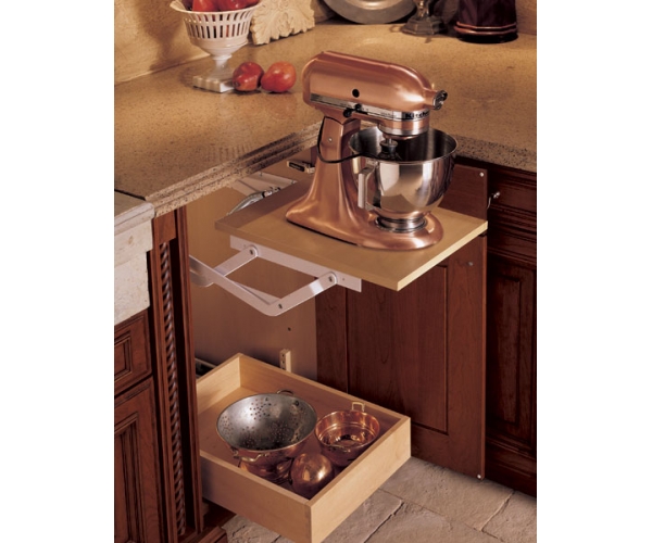 Wood-Mode Mixer Cabinet Feature