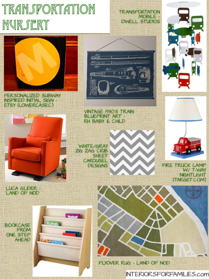 Transportation Nursery Theme | Interiors For Families