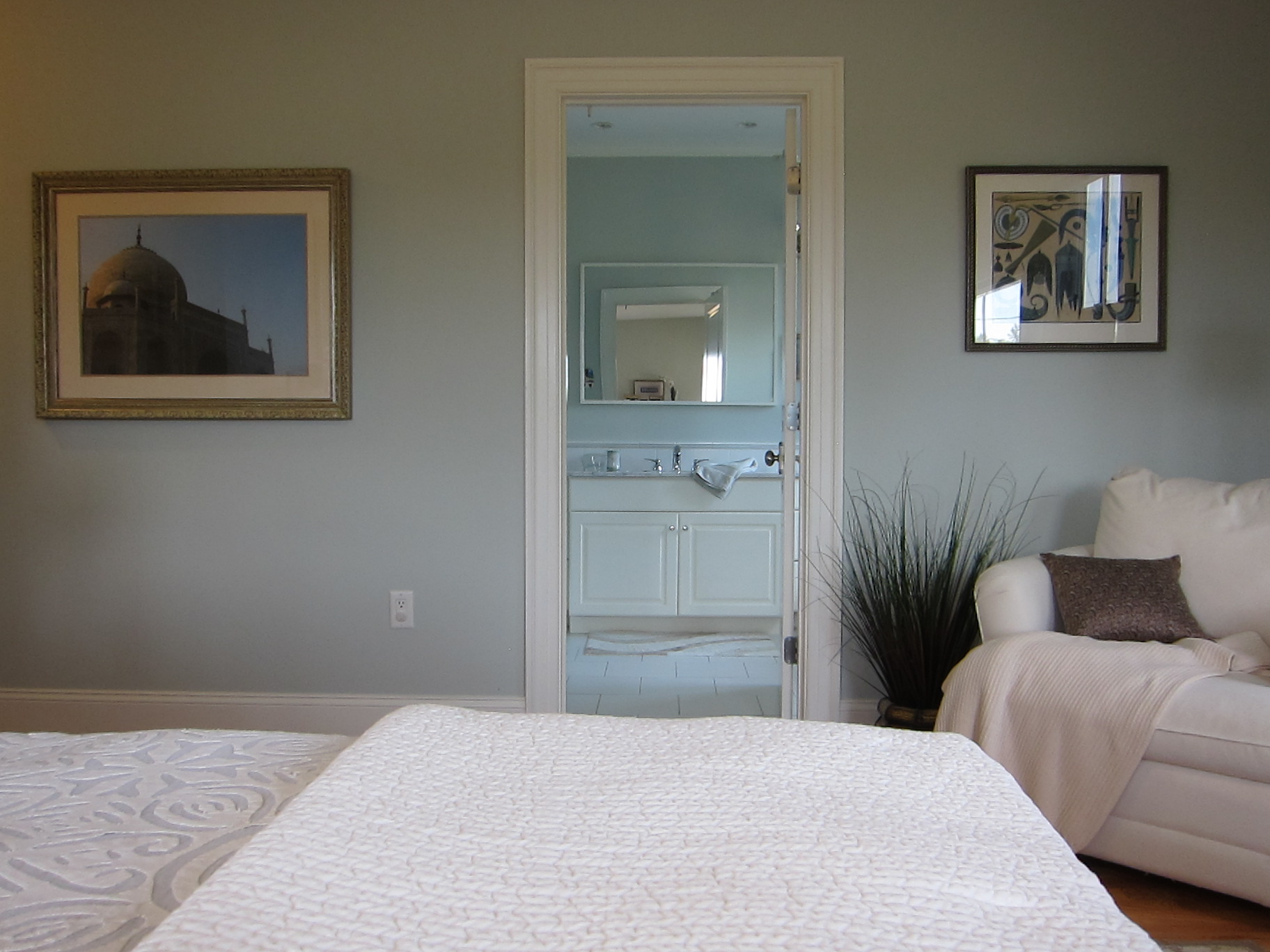 Master Bedroom - View into the Bathroom