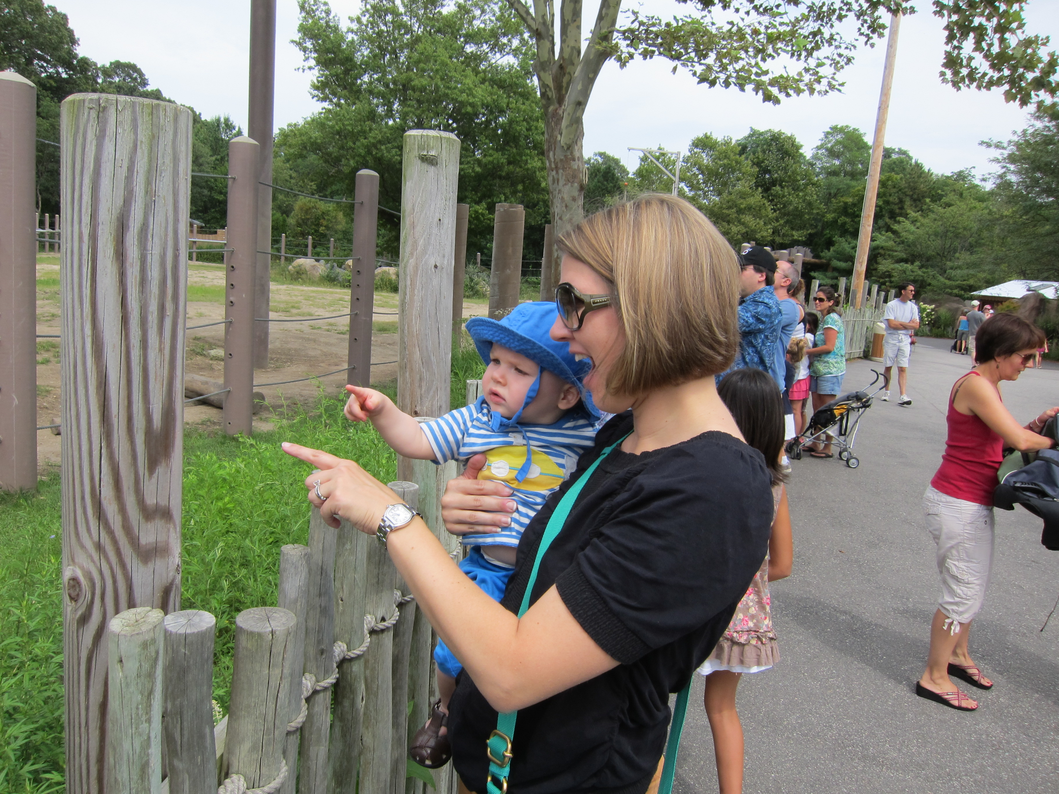 At the Roger Williams Park Zoo