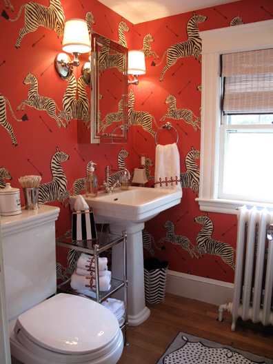 Scalamandre Wallpaper - Powder Room by Liz Caan