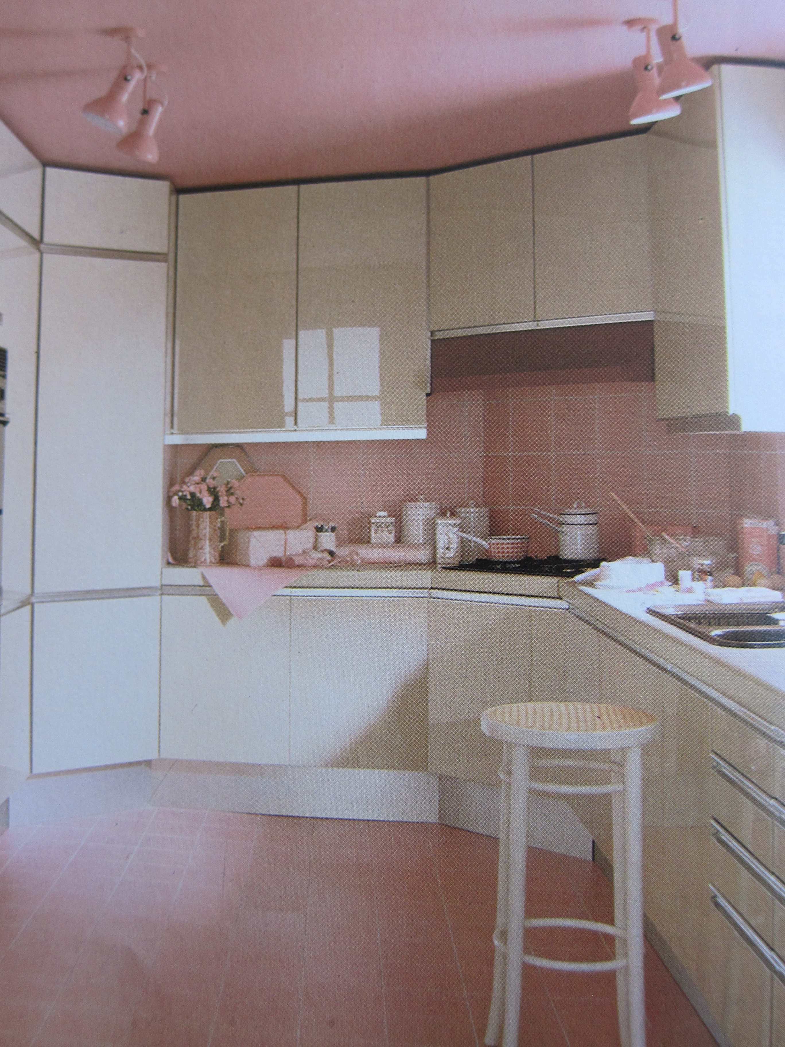 Pink Kitchen from 1980s