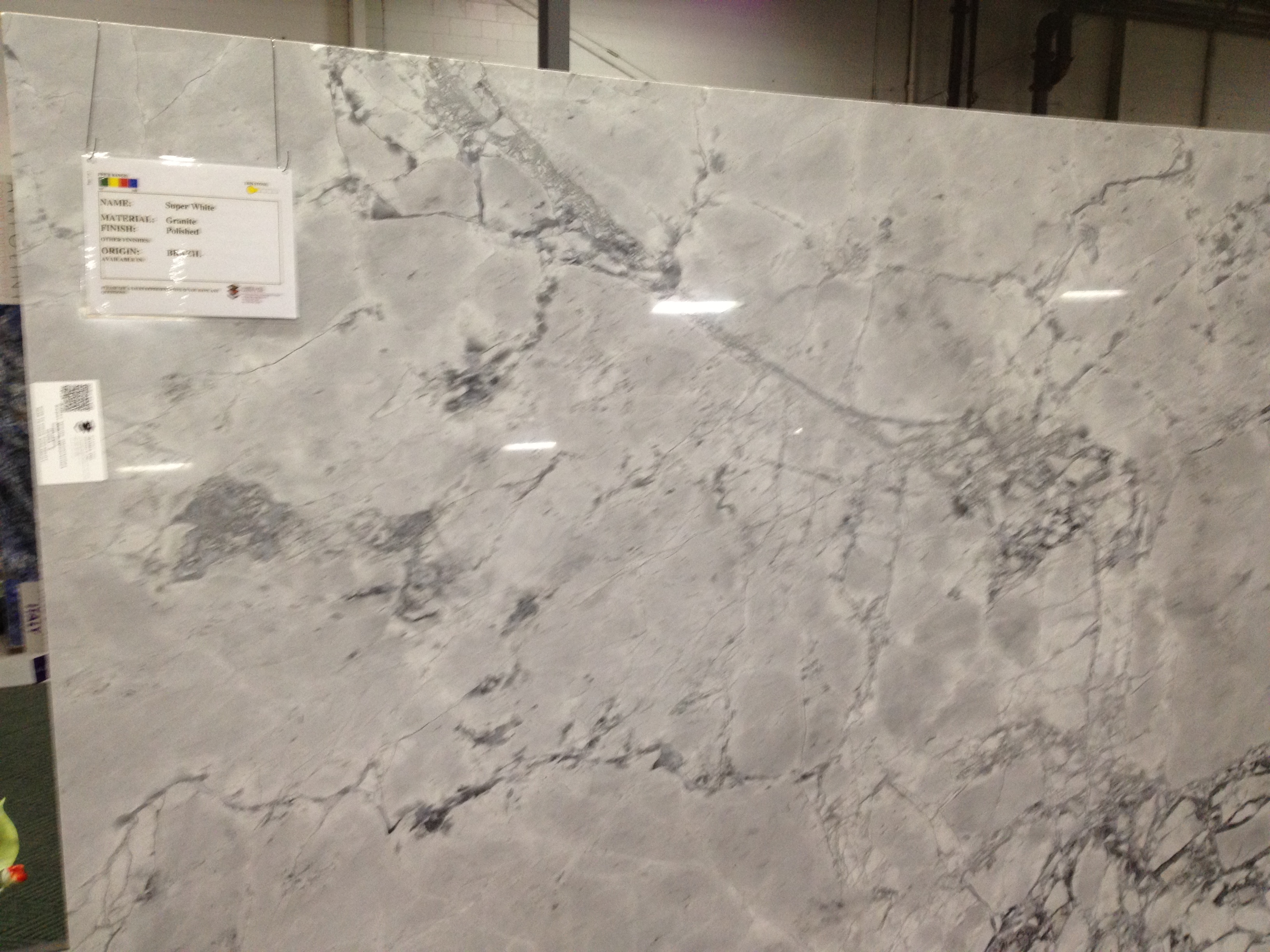 Super White Granite Slab