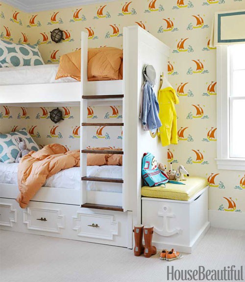 Mona Ross Berman Kids Room w/ Bunk Beds