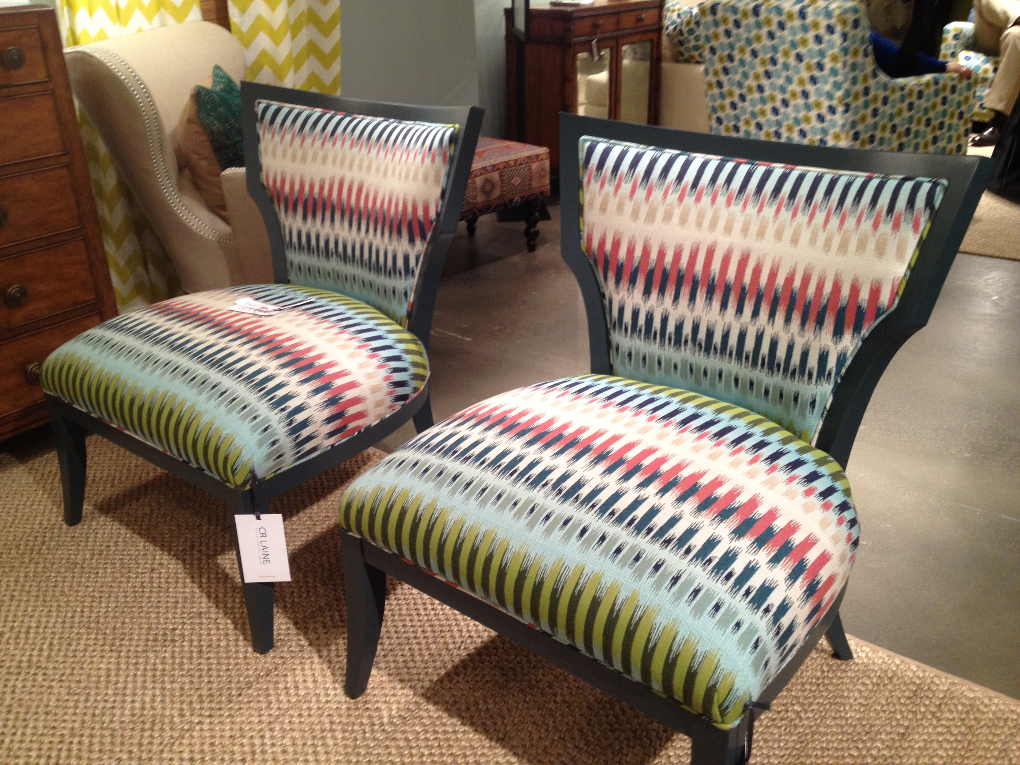 CR Laine Accent Chairs in Sunbrella #hpmkt