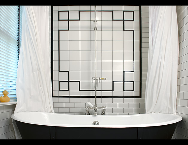 Black and White Bathroom