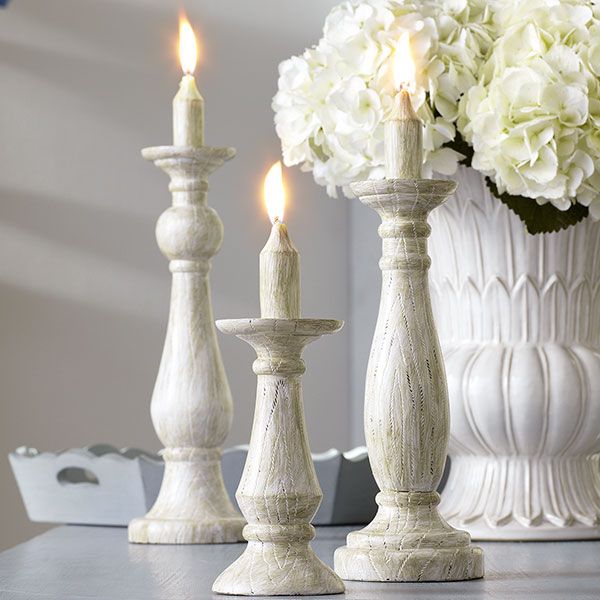 #3: Trompe L'oeil Candlesticks (Wisteria) | 10 Great Accessories for Floor and Tabletop | Interiors For Families