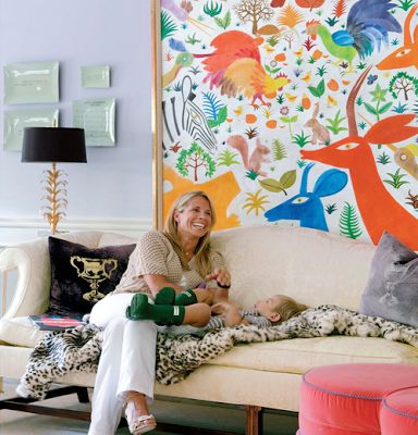 Liz Caan's Living Room | via Interiors For Families