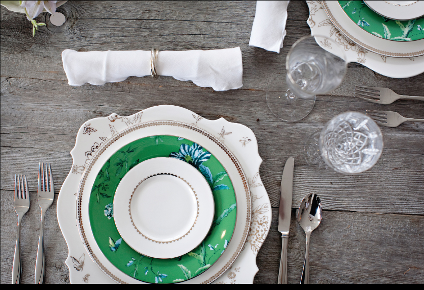 Mix-and-Match Placesetting | via Interiors For Families