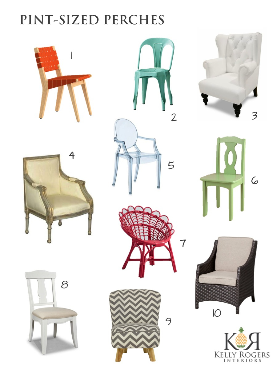 10 Chairs for Kids | Interiors for Families | Kelly Rogers Interiors