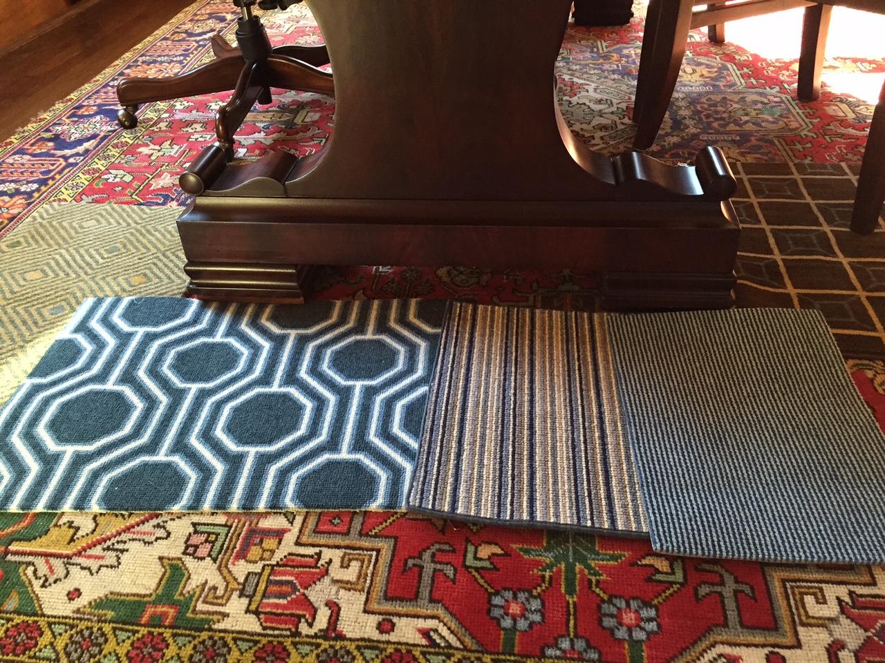One Room Challenge Fall 2015, Week 2 - Carpet Samples | Kelly Rogers Interiors | Interiors for Families