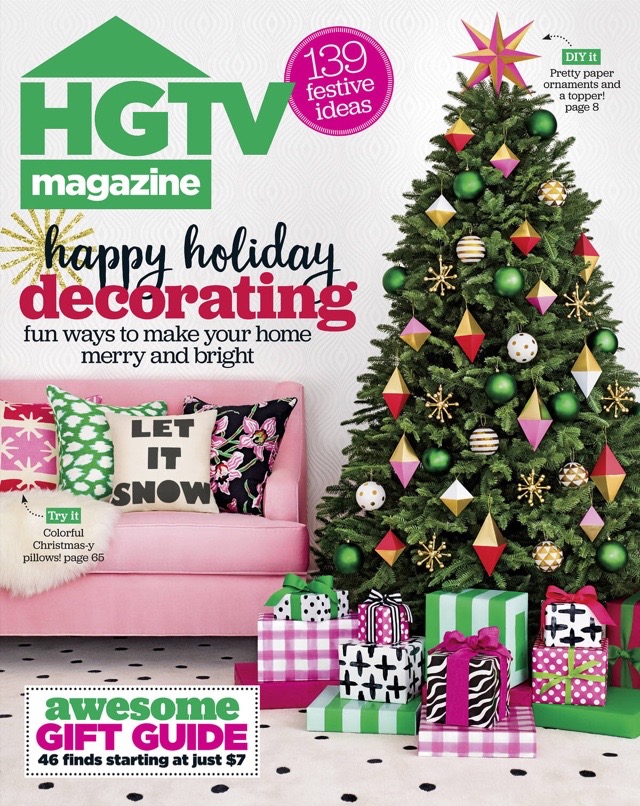 HGTV Magazine December 2016 | Kelly Rogers Interiors | Interiors for Families