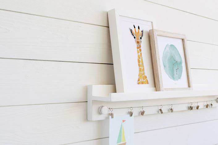 Minted Little Artist Shelf | Friday Family-Friendly Find | Kelly Rogers Interiors