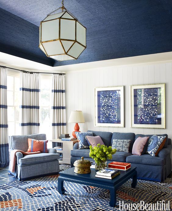 11 Ways with a Wallpapered Ceiling | Interiors for Families