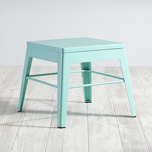 Friday Family-Friendly Find: Land of Nod Squared Up Step Stool | Interiors for Families
