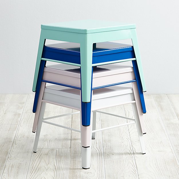 Friday Family-Friendly Find: Land of Nod Squared Up Step Stool | Interiors for Families