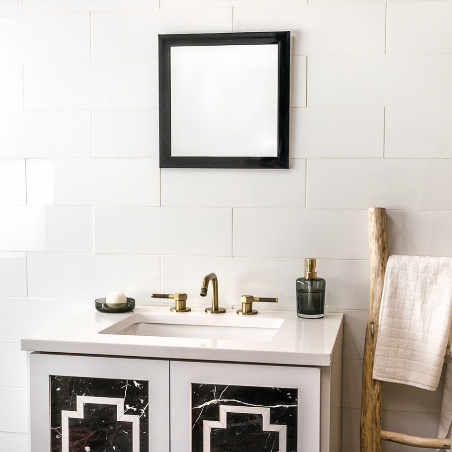 Friday Family-Friendly Find: Tilebar Crystallized Thassos Tile | Interiors for Families