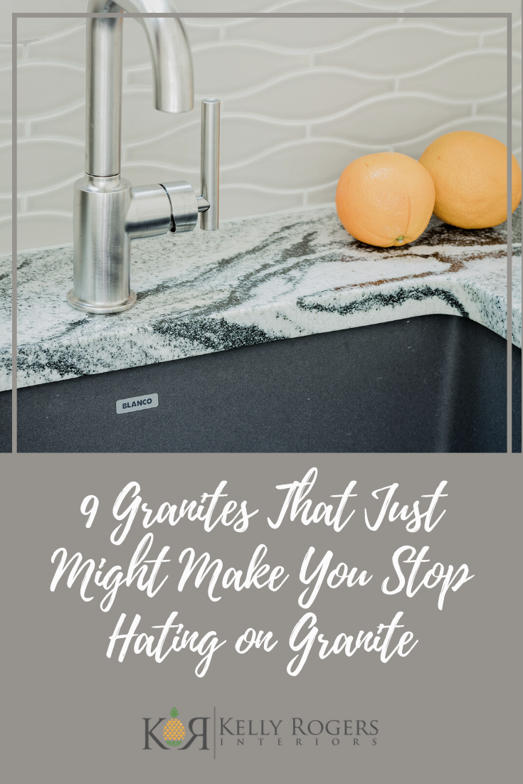 9 Granites That Just Might Make You Stop Hating on Granite | Interiors for Families | Blog of Kelly Rogers Interiors